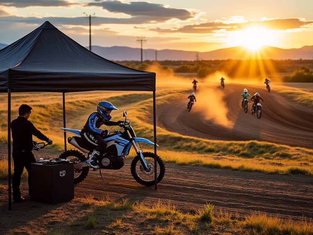Powersports storage and proving grounds concept near Grande Prairie